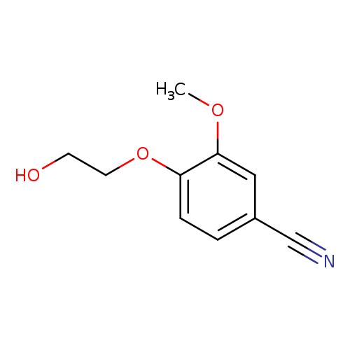 4-(2-hydroxyethoxy)-3-methoxybenzonitrile