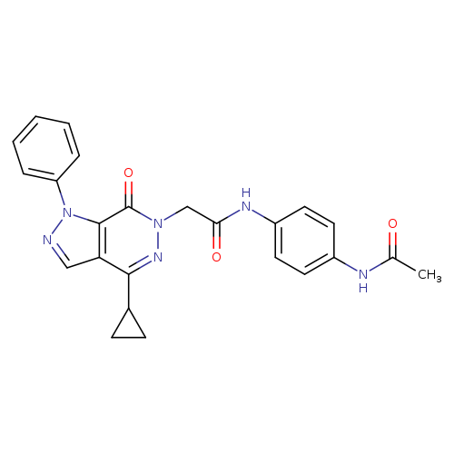 2-{4-cyclopropyl-7-oxo-1-phenyl-1H,6H,7H-pyrazolo[3,4-d]pyridazin-6-yl}-N-(4-acetamidophenyl)acetamide