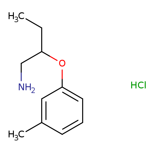 1-[(1-aminobutan-2-yl)oxy]-3-methylbenzene hydrochloride
