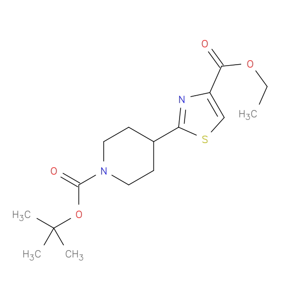 Ethyl 2-(1-(tert-butoxycarbonyl)piperidin-4-yl)thiazole-4-carboxylate