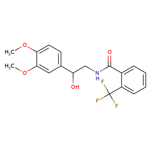 N-[2-(3,4-dimethoxyphenyl)-2-hydroxyethyl]-2-(trifluoromethyl)benzamide