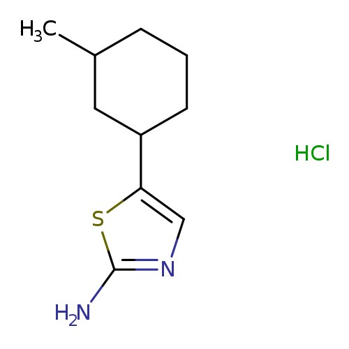 5-(3-methylcyclohexyl)-1,3-thiazol-2-amine hydrochloride, Mixture of diastereomers