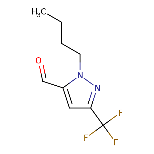 1-Butyl-3-(trifluoromethyl)pyrazole-5-carboxaldehyde