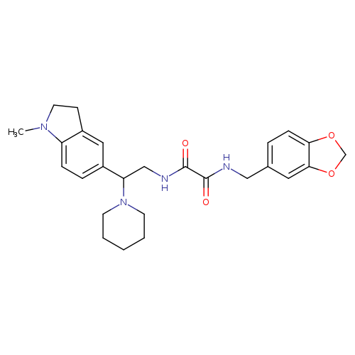 N-[(2H-1,3-benzodioxol-5-yl)methyl]-N'-[2-(1-methyl-2,3-dihydro-1H-indol-5-yl)-2-(piperidin-1-yl)ethyl]ethanediamide