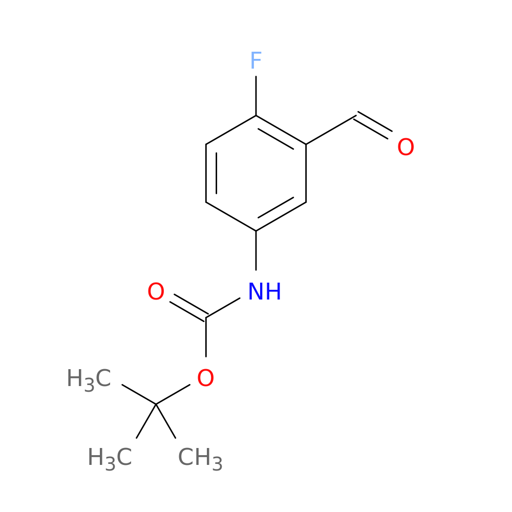 tert-Butyl (4-fluoro-3-formylphenyl)carbamate