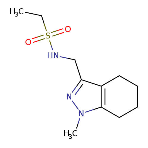 N-[(1-methyl-4,5,6,7-tetrahydro-1H-indazol-3-yl)methyl]ethane-1-sulfonamide