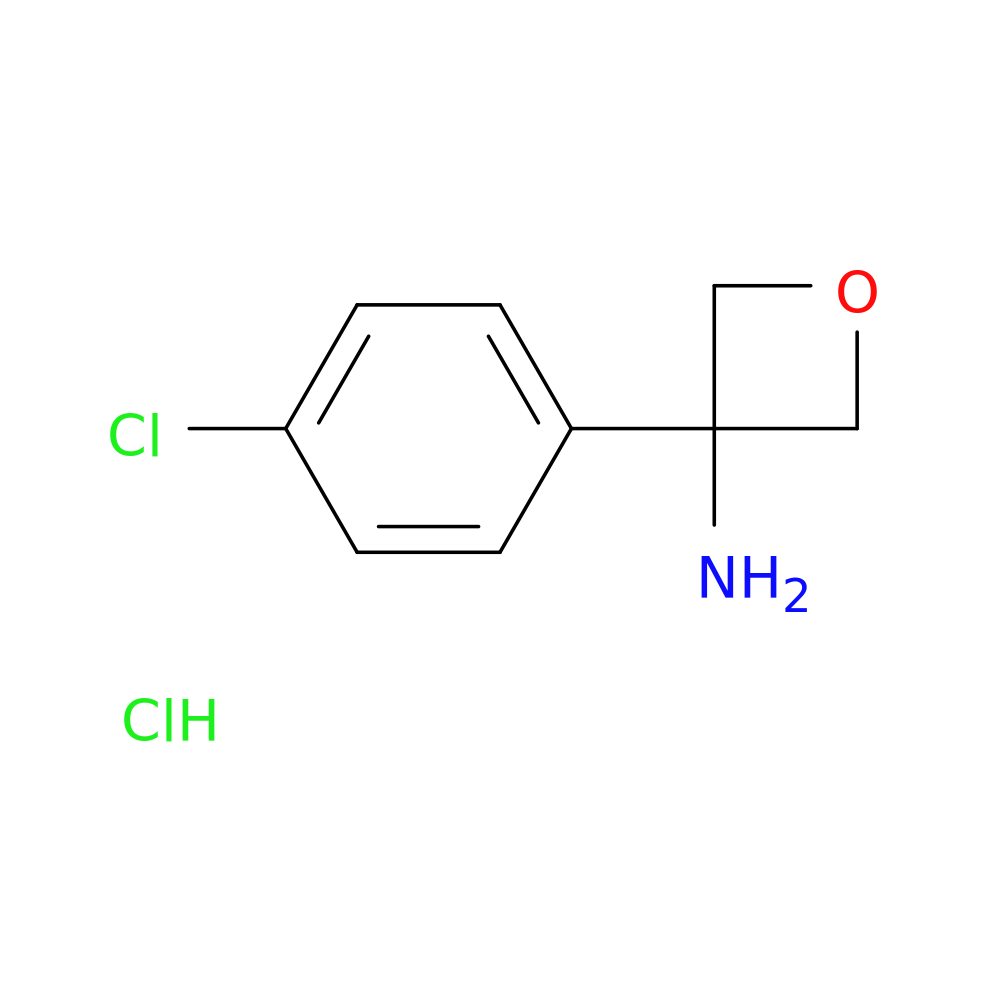 3-(4-Chlorophenyl)oxetan-3-amine hydrochloride