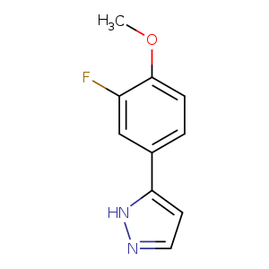 5-(3-fluoro-4-methoxyphenyl)-1H-pyrazole