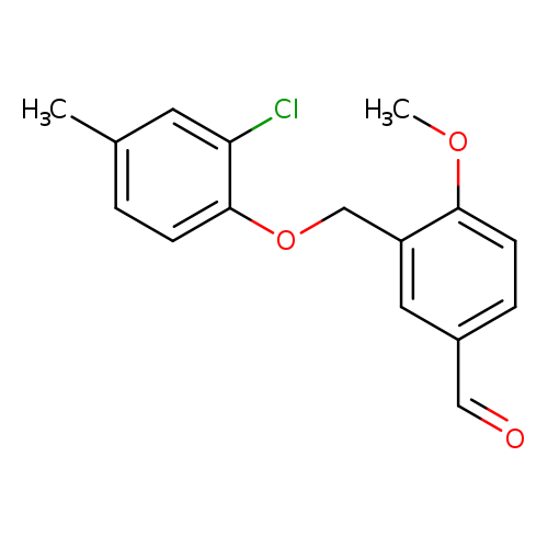 3-((2-Chloro-4-methylphenoxy)methyl)-4-methoxybenzaldehyde
