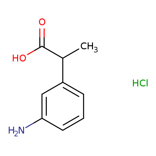 2-(3-aminophenyl)propanoic acid hydrochloride