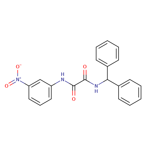N'-(diphenylmethyl)-N-(3-nitrophenyl)ethanediamide