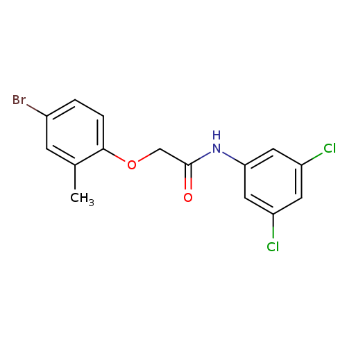2-(4-bromo-2-methylphenoxy)-N-(3,5-dichlorophenyl)acetamide