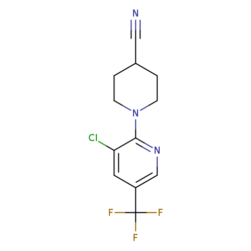 1-(3-Chloro-5-(trifluoromethyl)pyridin-2-yl)piperidine-4-carbonitrile