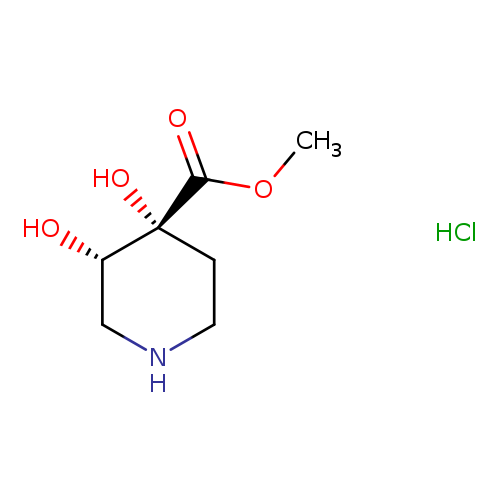 rac-methyl(3R,4S)-3,4-dihydroxypiperidine-4-carboxylatehydrochloride,cis