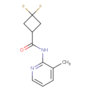 3,3-difluoro-N-(3-methylpyridin-2-yl)cyclobutane-1-carboxamide