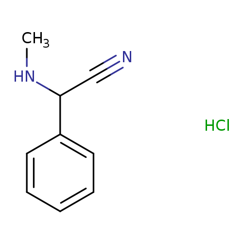 2-(Methylamino)-2-phenylacetonitrile hydrochloride