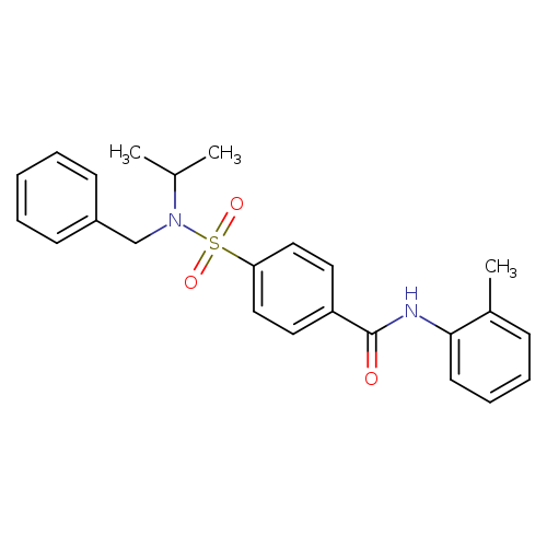 4-[benzyl(propan-2-yl)sulfamoyl]-N-(2-methylphenyl)benzamide
