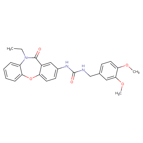 1-[(3,4-dimethoxyphenyl)methyl]-3-{9-ethyl-10-oxo-2-oxa-9-azatricyclo[9.4.0.0^{3,8}]pentadeca-1(11),3(8),4,6,12,14-hexaen-13-yl}urea
