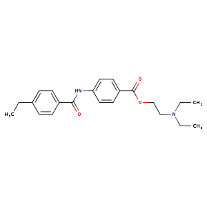 2-(diethylamino)ethyl 4-[(4-ethylbenzoyl)amino]benzoate