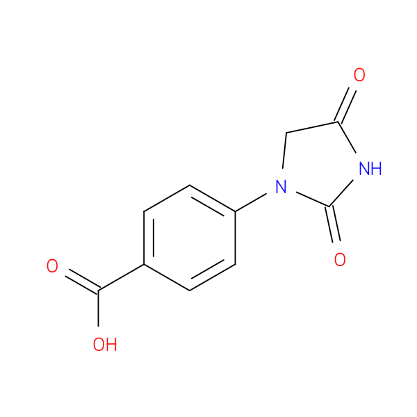 4-(2,4-Dioxoimidazolidin-1-yl)benzoic acid