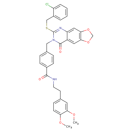 4-[(6-{[(2-chlorophenyl)methyl]sulfanyl}-8-oxo-2H,7H,8H-[1,3]dioxolo[4,5-g]quinazolin-7-yl)methyl]-N-[2-(3,4-dimethoxyphenyl)ethyl]benzamide