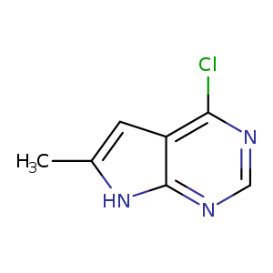 4-Chloro-6-methyl-7H-pyrrolo[2,3-d]pyrimidine