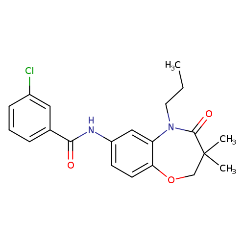 3-chloro-N-(3,3-dimethyl-4-oxo-5-propyl-2,3,4,5-tetrahydro-1,5-benzoxazepin-7-yl)benzamide