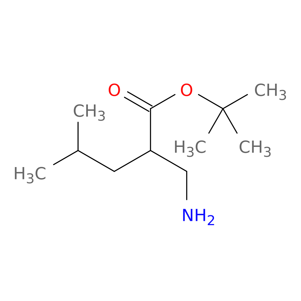 tert-butyl 2-(aminomethyl)-4-methylpentanoate