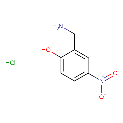 Phenol, 2-(aminomethyl)-4-nitro-, monohydrochloride