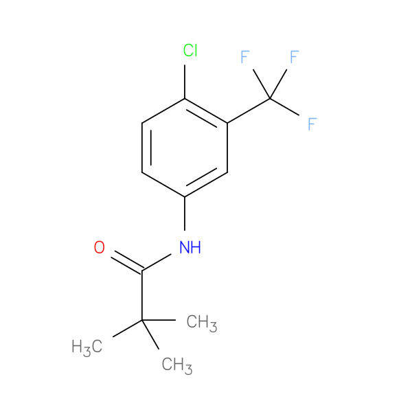 N-[4-chloro-3-(trifluoromethyl)phenyl]-2,2-dimethylpropanamide