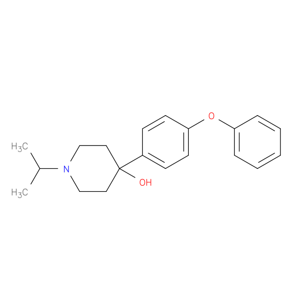 4-Hydroxy-4-(4-phenoxyphenyl)-1-iso-propylpiperidine