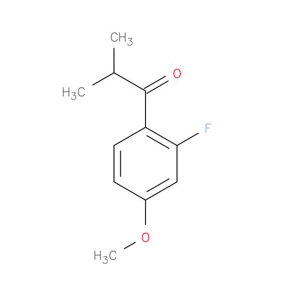 1-(2-fluoro-4-methoxyphenyl)-2-methylpropan-1-one