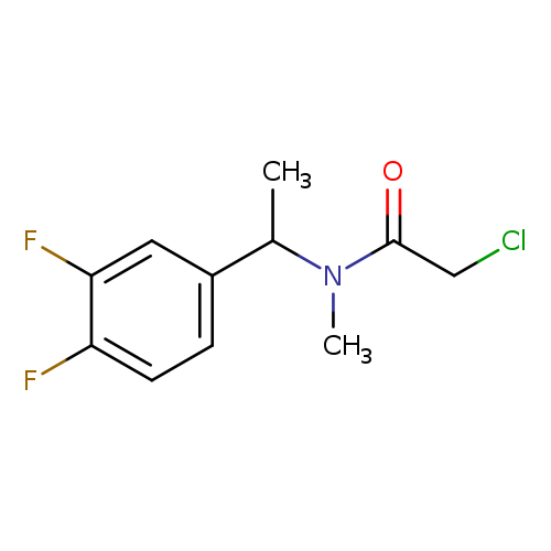 2-chloro-N-[1-(3,4-difluorophenyl)ethyl]-N-methylacetamide
