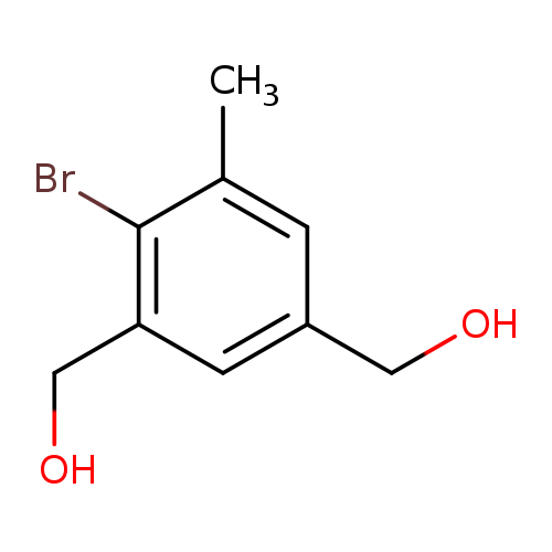 [2-bromo-5-(hydroxymethyl)-3-methylphenyl]methanol
