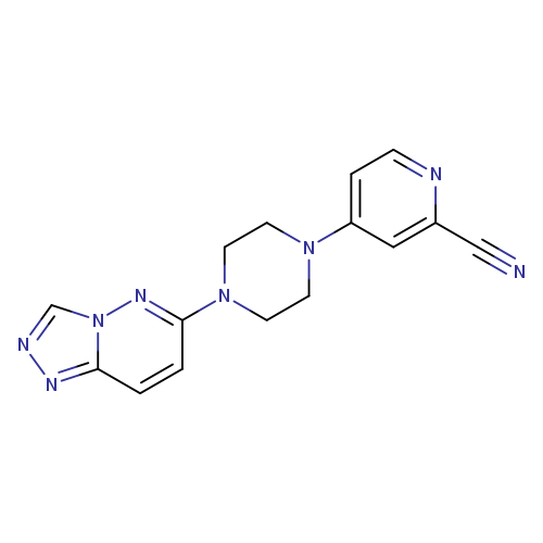 4-(4-{[1,2,4]triazolo[4,3-b]pyridazin-6-yl}piperazin-1-yl)pyridine-2-carbonitrile