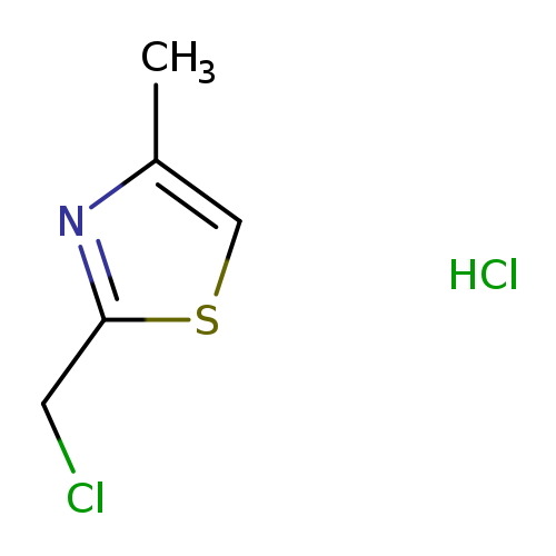 2-(chloromethyl)-4-methyl-1,3-thiazole hydrochloride