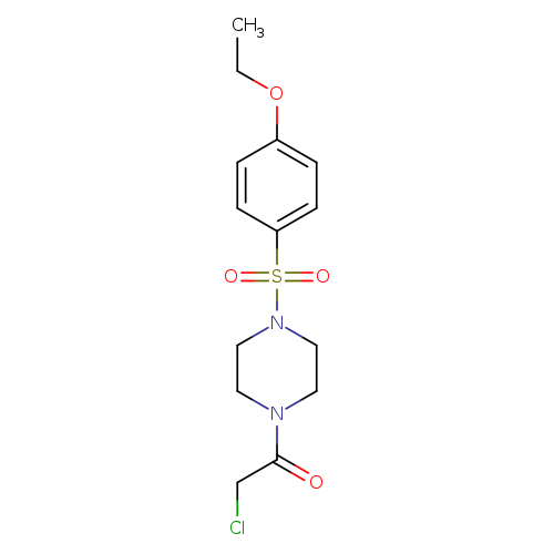 2-chloro-1-[4-(4-ethoxybenzenesulfonyl)piperazin-1-yl]ethan-1-one