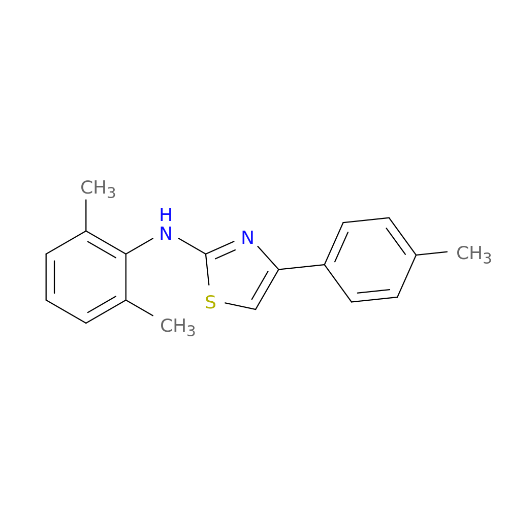 N-(2,6-dimethylphenyl)-4-(4-methylphenyl)-1,3-thiazol-2-amine