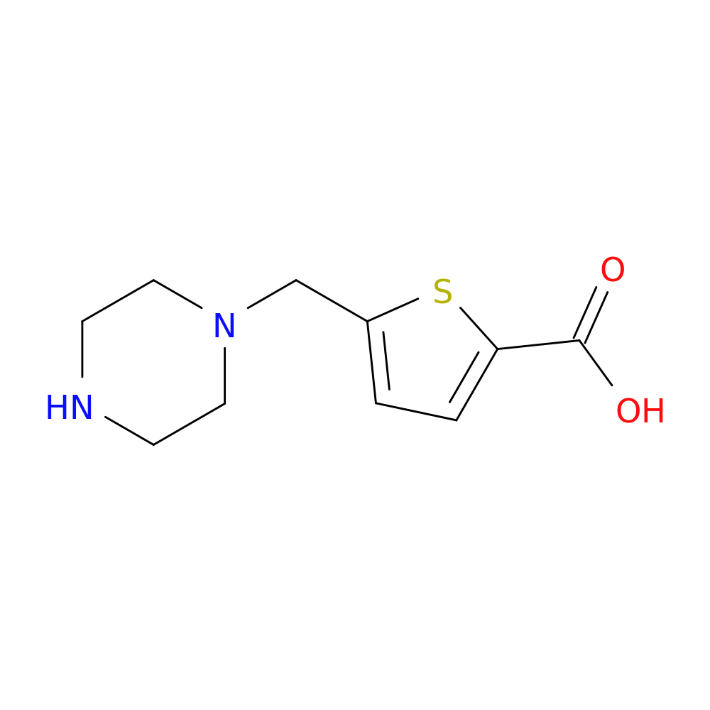 5-(Piperazin-1-ylmethyl)thiophene-2-carboxylic acid