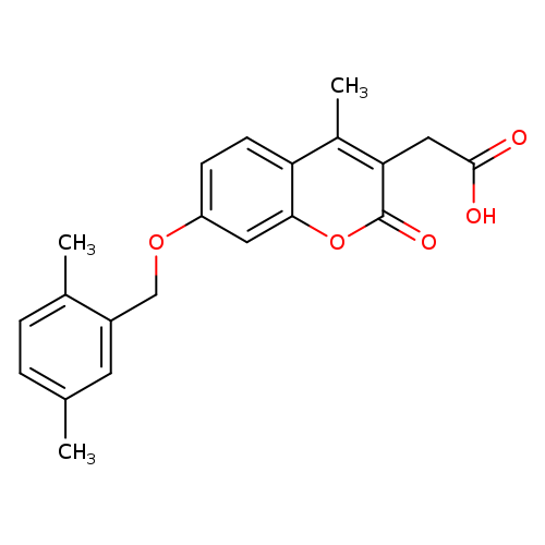 {7-[(2,5-dimethylbenzyl)oxy]-4-methyl-2-oxo-2H-chromen-3-yl}acetic acid