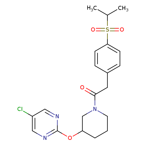 1-{3-[(5-chloropyrimidin-2-yl)oxy]piperidin-1-yl}-2-[4-(propane-2-sulfonyl)phenyl]ethan-1-one