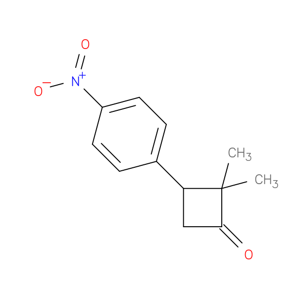 2,2-dimethyl-3-(4-nitrophenyl)cyclobutan-1-one