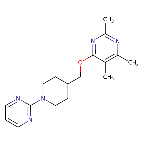 2,4,5-trimethyl-6-{[1-(pyrimidin-2-yl)piperidin-4-yl]methoxy}pyrimidine