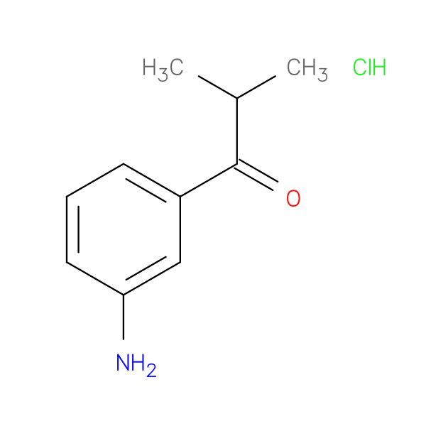 1-(3-aminophenyl)-2-methylpropan-1-one hydrochloride