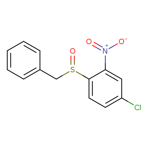 4-chloro-2-nitro-1-phenylmethanesulfinylbenzene