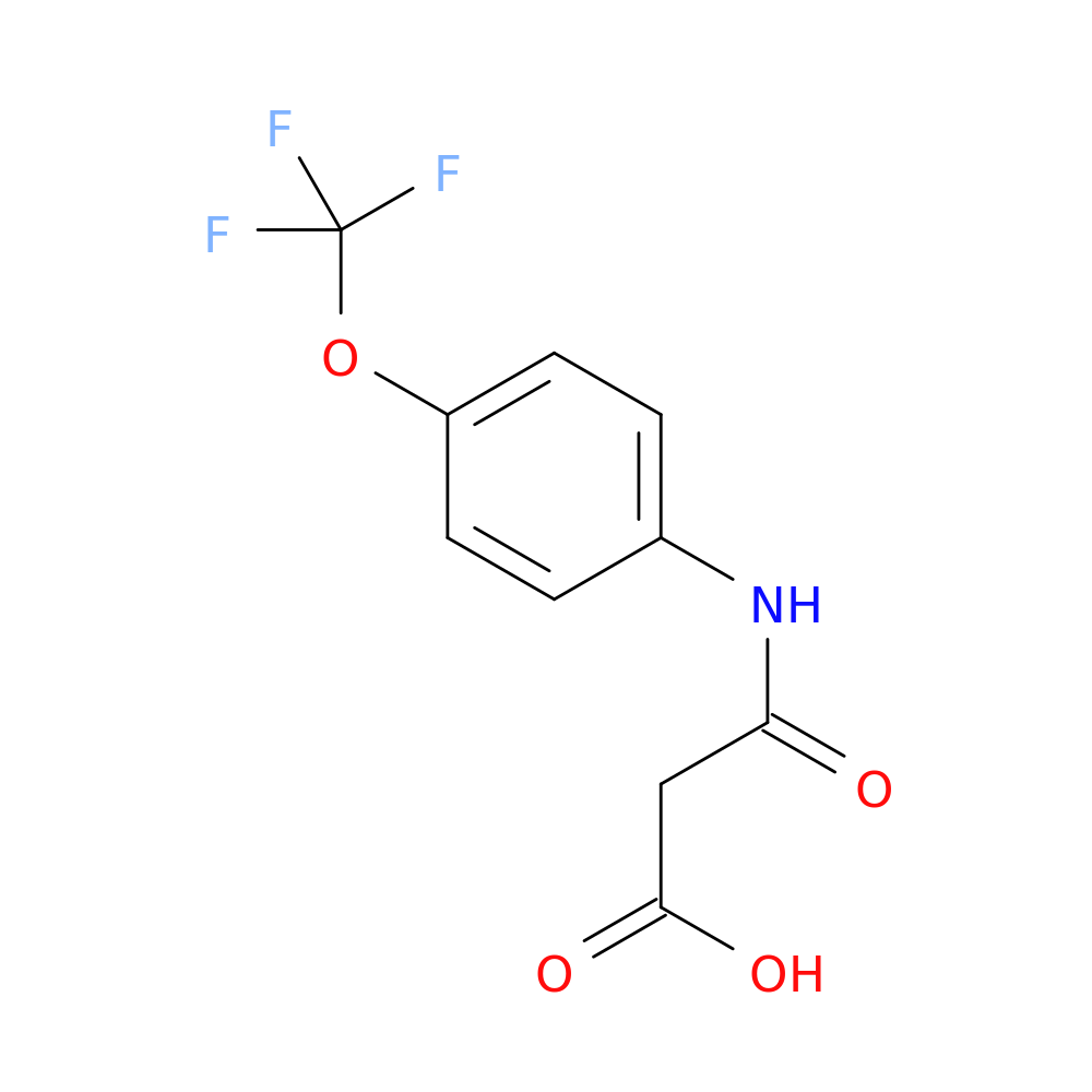 2-{[4-(trifluoromethoxy)phenyl]carbamoyl}acetic acid