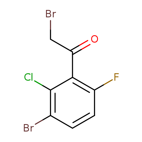 2-Bromo-1-(3-bromo-2-chloro-6-fluorophenyl)ethanone