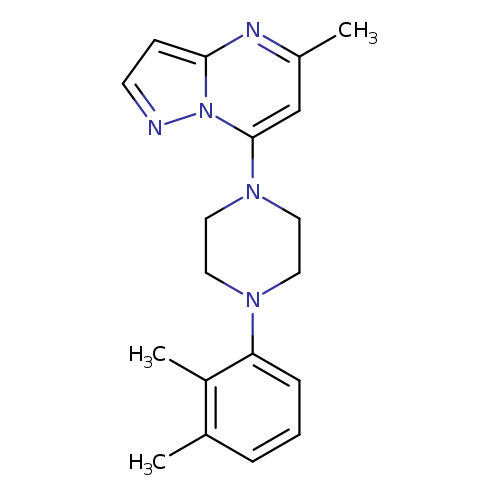 1-(2,3-dimethylphenyl)-4-{5-methylpyrazolo[1,5-a]pyrimidin-7-yl}piperazine