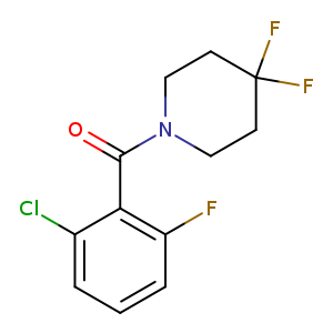 1-(2-chloro-6-fluorobenzoyl)-4,4-difluoropiperidine