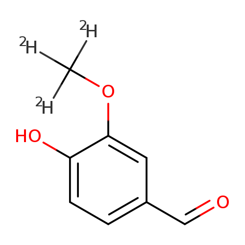 4-Hydroxy-3-methoxybenzaldehyde-d3